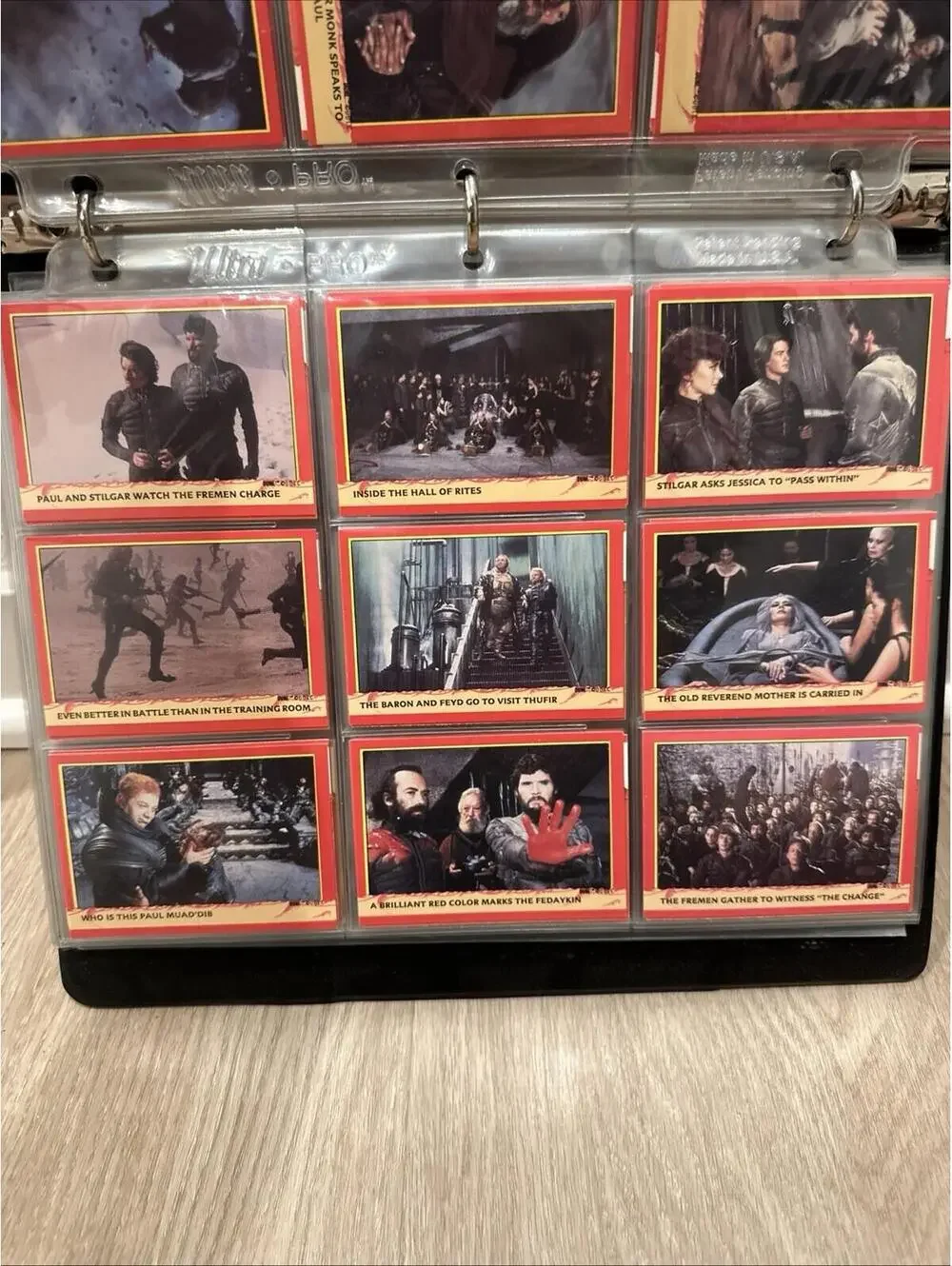1984 Fleer Dune Movie Trading‎ Card Complete Base Set 137+